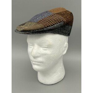 Hanna Hats Pure New Wool. Multi Color Pattern Make In Ireland. Men’s L